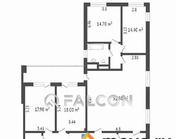 5-комн. квартира, 198 м2, 11/23 эт. Москва