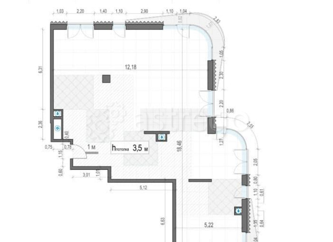 3-комн. квартира, 171 м2, 4/8 эт. Москва - изображение 9