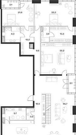 4-комн. квартира, 280 м2, 18/18 эт. Москва