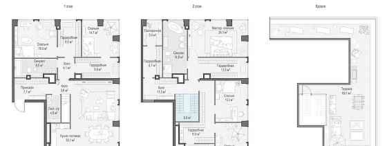 5-комн. квартира, 272.7 м2, 22/23 эт. Москва
