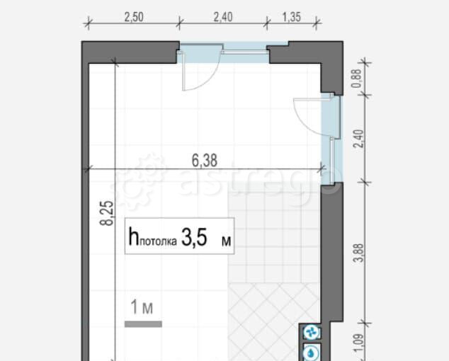 1-комн. квартира, 50.3 м2, 2/4 эт. Москва - изображение 6