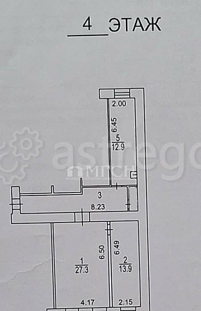 2-комн. квартира, 68 м2, 4/5 эт. Москва - изображение 1