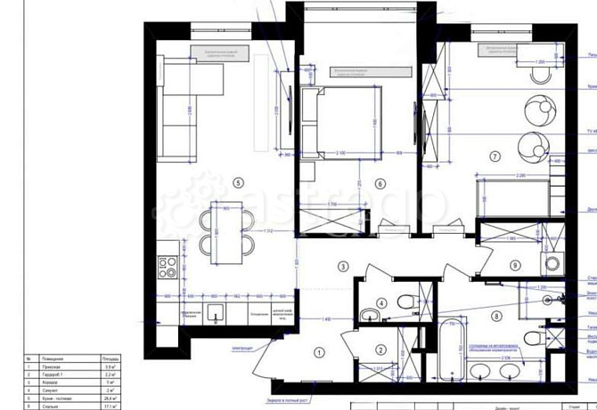 2-комн. квартира, 84 м2, 14/14 эт. Москва - изображение 1