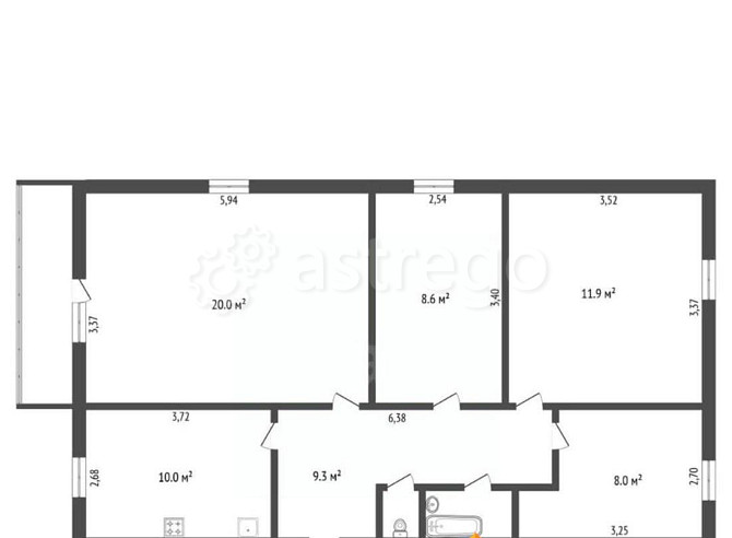 4-комн. квартира, 72 м2, 3/5 эт. Благовещенск - изображение 1