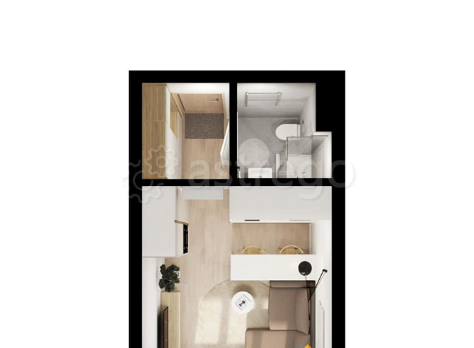 Студия, 19.4 м2, 2/14 эт. Москва - изображение 4