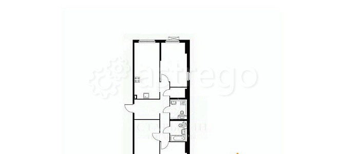 4-комн. квартира, 77.7 м2, 8/14 эт. Москва - изображение 3