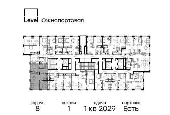 3-комн. квартира, 68.3 м2, 43/49 эт. Москва