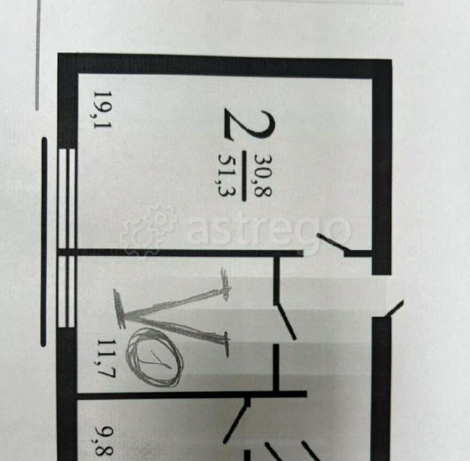 Комната, 12 м2, 10/12 эт. Москва - изображение 3