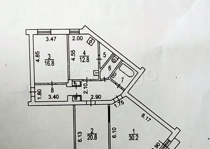 Комната, 20.8 м2, 5/5 эт. Москва - изображение 3