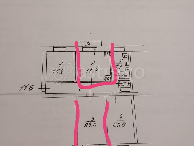 Комната, 41.4 м2, 3/8 эт. Москва - изображение 3
