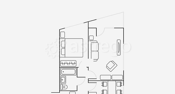 2-комн. квартира, 53 м2, 10/24 эт. Москва - изображение 4