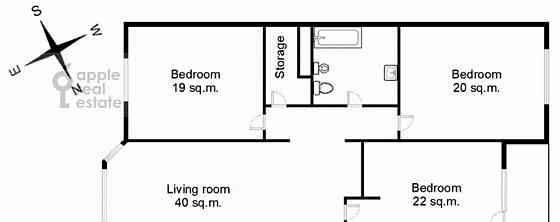 4-комн. квартира, 156 м2, 2/14 эт. Москва