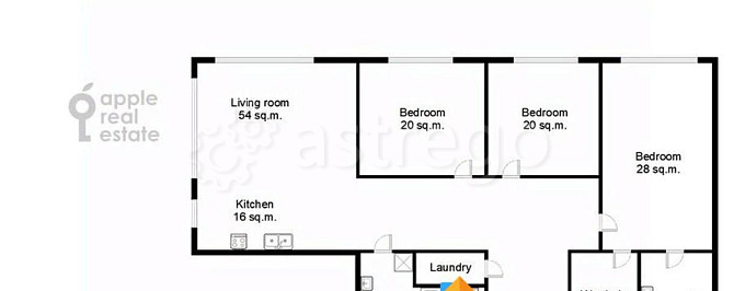 5-комн. квартира, 210 м2, 2/6 эт. Москва - изображение 4