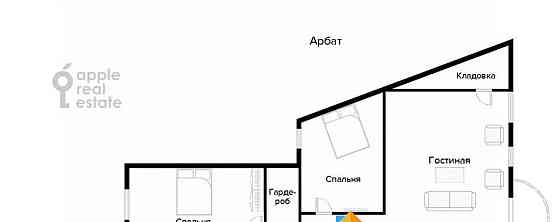 4-комн. квартира, 155 м2, 2/7 эт. Москва