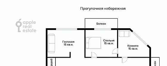 3-комн. квартира, 90 м2, 3/28 эт. Москва