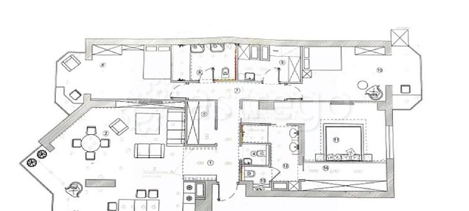 4-комн. квартира, 160 м2, 7/19 эт. Москва - изображение 2
