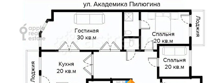 4-комн. квартира, 160 м2, 9/14 эт. Москва - изображение 6