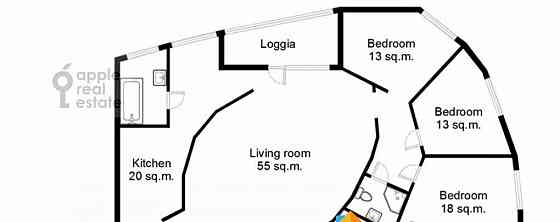 4-комн. квартира, 250 м2, 18/35 эт. Москва