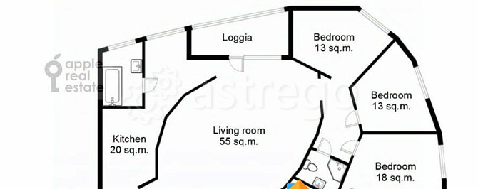 4-комн. квартира, 250 м2, 18/35 эт. Москва - изображение 5