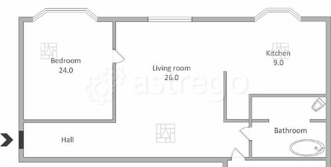 3-комн. квартира, 90 м2, 8/12 эт. Москва - изображение 5