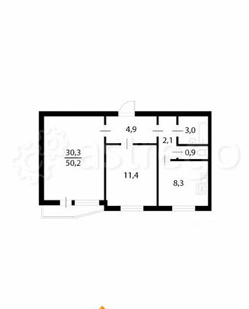 2-комн. квартира, 51 м2, 3/17 эт. Москва - изображение 4