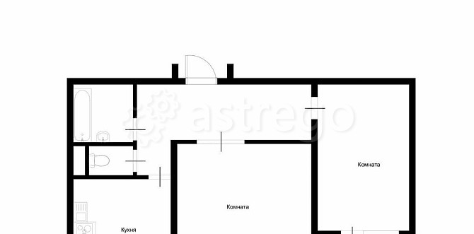2-комн. квартира, 55 м2, 9/14 эт. Москва - изображение 4