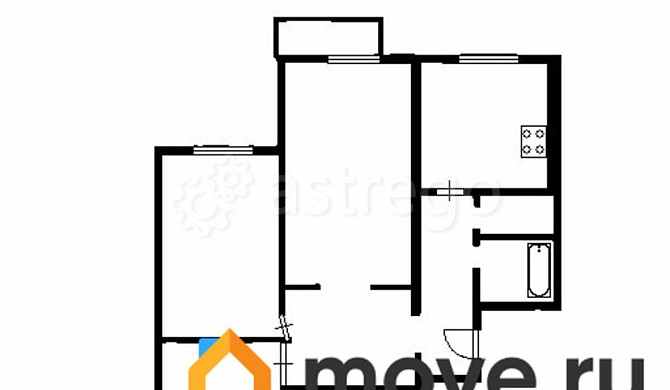 3-комн. квартира, 75.3 м2, 4/16 эт. Москва - изображение 6