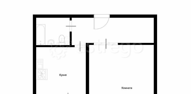 1-комн. квартира, 38.6 м2, 10/17 эт. Москва - изображение 6