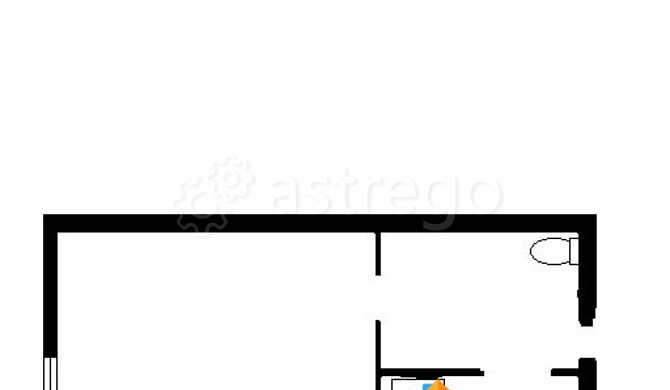 1-комн. квартира, 19 м2, 1/5 эт. Москва - изображение 7
