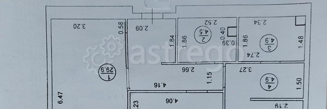 2-комн. квартира, 67 м2, 31/32 эт. Москва - изображение 2