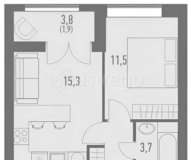 1-комн. квартира, 40 м2, 14/23 эт. Москва - изображение 3
