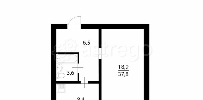 1-комн. квартира, 40 м2, 2/13 эт. Москва - изображение 7