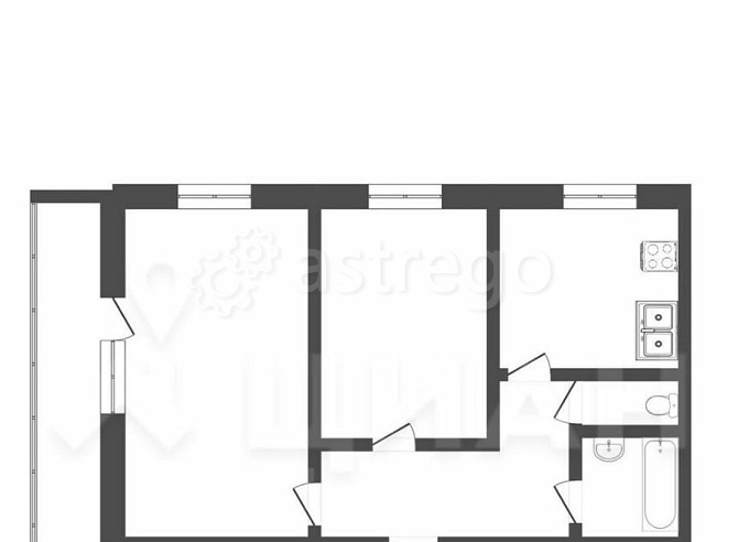 2-комн. квартира, 54 м2, 14/16 эт. Москва - изображение 5