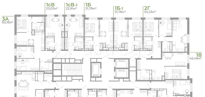 1-комн. квартира, 35.42 м2, 16/26 эт. Астрахань - изображение 7