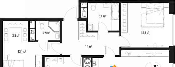3-комн. квартира, 87 м2, 6/17 эт. Астрахань