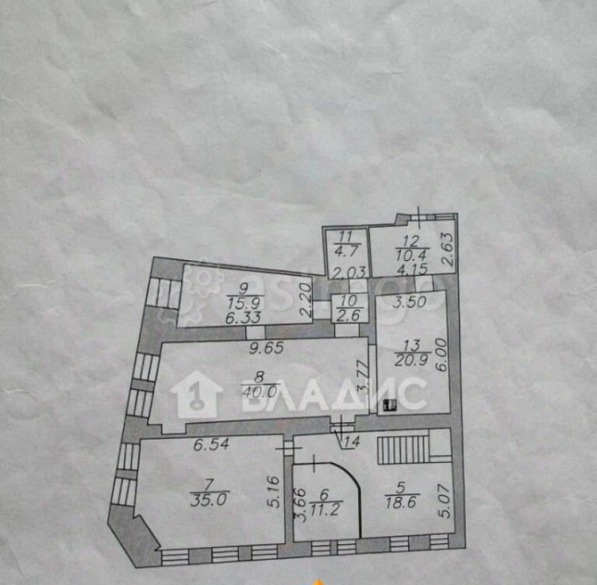 5-комн. квартира, 176.5 м2, 1/2 эт. Астрахань - изображение 6
