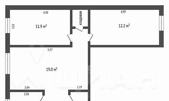 3-комн. квартира, 60 м2, 5/5 эт. Астрахань