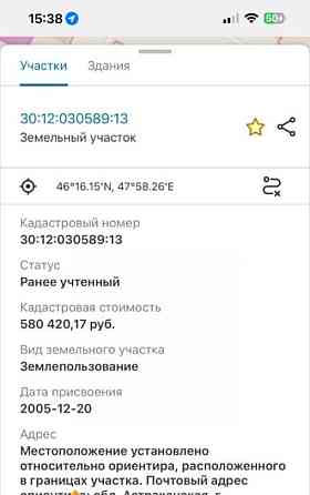 Земельный участок, 5.3 сотки Астрахань