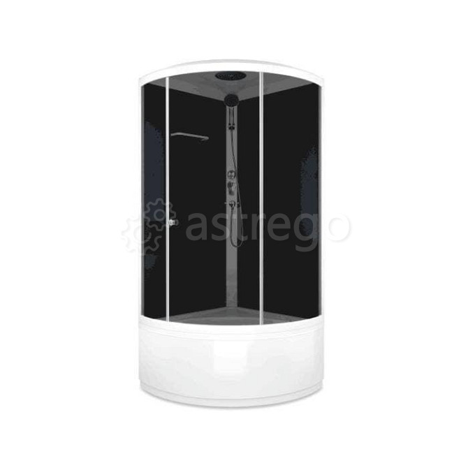 Душевая кабина Simple99high 90x90 высокий поддон тонированное стекло DOMANI-Spa DS01Sm99HBT00У 023-5 Москва - изображение 1