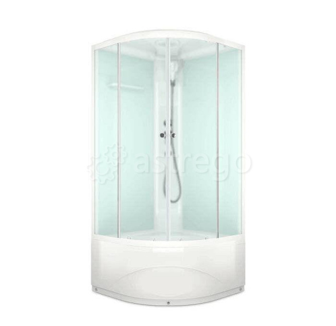 Душевая кабина Delight 88 high 80x80 высокий поддон сатиновое-матовое стекло DOMANI-Spa DS01D88HWM00 Москва - изображение 1