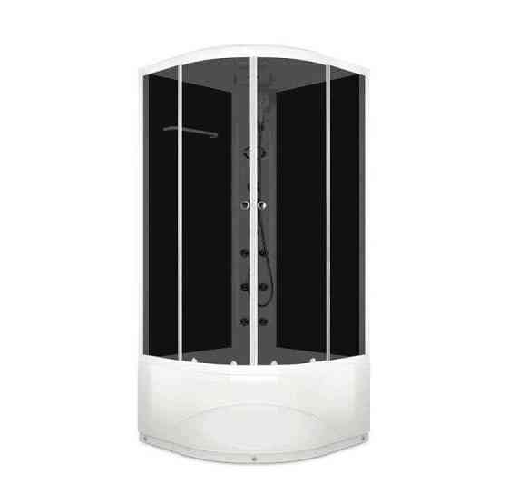 Душевая кабина Delight 99high 90x90 высокий поддон тонированное стекло DOMANI-Spa DS01D99HBT10У 023- Москва