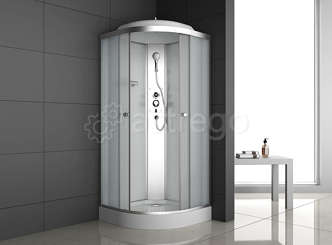 Душевая кабина 80х80 низкий поддон ODA 8401 (белая) Красноярск - изображение 1
