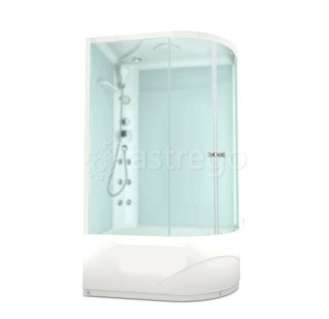 Душевая кабина Delight 128 high R 120x80 высокий поддон сатиновое-матовое стекло DOMANI-Spa DS01D128 Москва - изображение 1