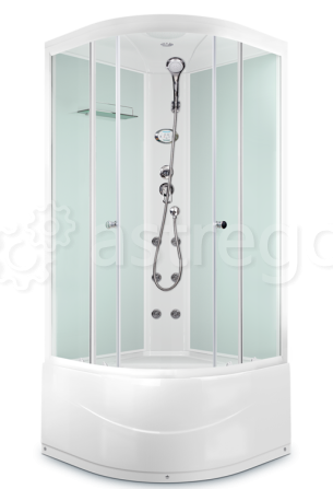 Душевая кабина 100х100 высокий поддон Domani-Spa Delight 110 High Б/М гидро Красноярск - изображение 1