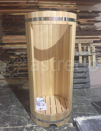 Душевая кабина круглая 90x200x4 см Новосибирск - изображение 1