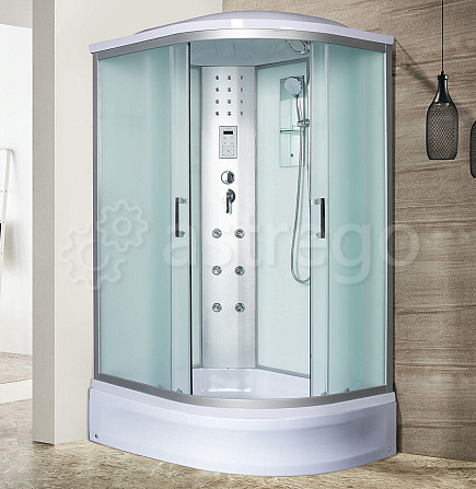 Душевая кабина 120х90 средний поддон River Dunay 120/90/24 MT (L) Красноярск - изображение 1