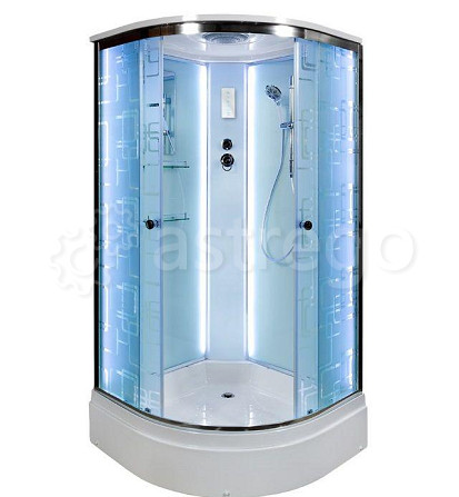 Душевая кабина 90х90 средний поддон AvaCan EM 2790 с LED-подсветкой Красноярск - изображение 1