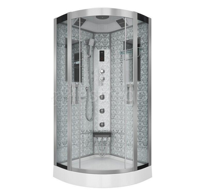 Душевая кабина NG-7715W 900x900х2150 низкий поддон стенки БЕЛЫЕ 4 мест Niagara Москва - изображение 1