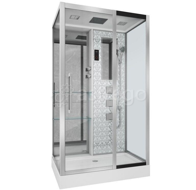 Душевая кабина NG-7713WR 820x1200х2150 низкий поддон стенки БЕЛЫЕ 5 мест Niagara Москва - изображение 1