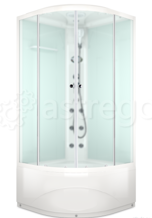 Душевая кабина DOMANI-Spa Delight SLIM 99 high с коробкой, 90х90х218см, с электрикой Пермь - изображение 1